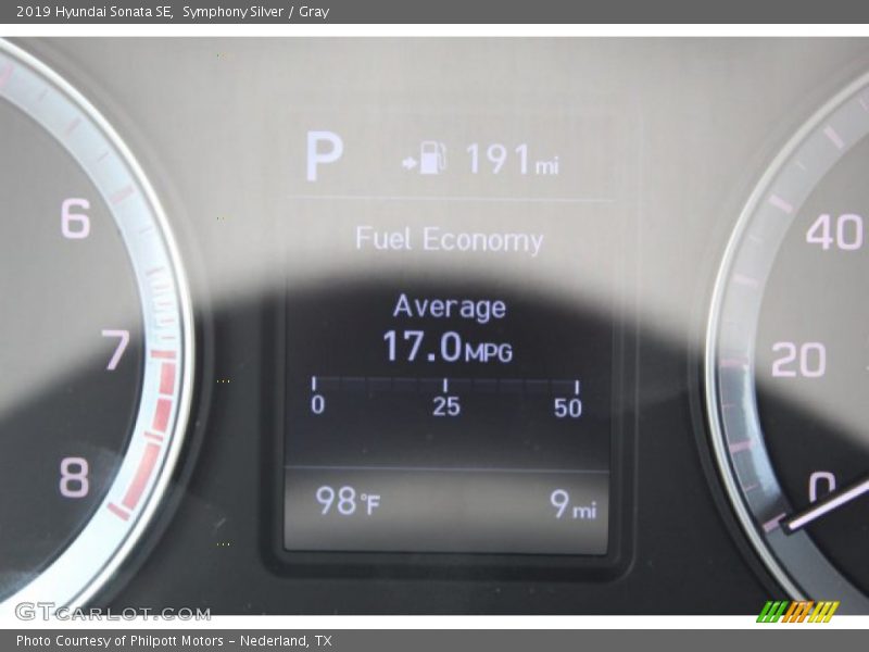 Symphony Silver / Gray 2019 Hyundai Sonata SE