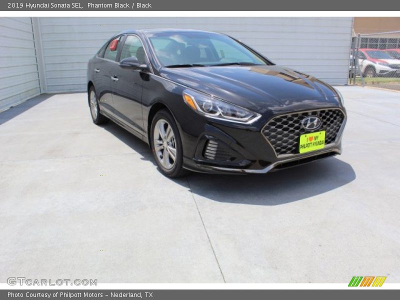 Phantom Black / Black 2019 Hyundai Sonata SEL