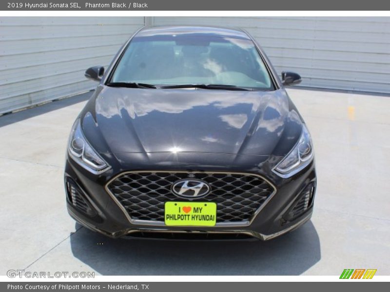 Phantom Black / Black 2019 Hyundai Sonata SEL