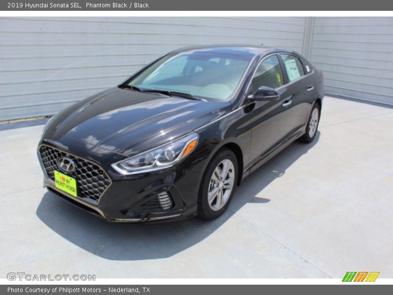 Phantom Black / Black 2019 Hyundai Sonata SEL