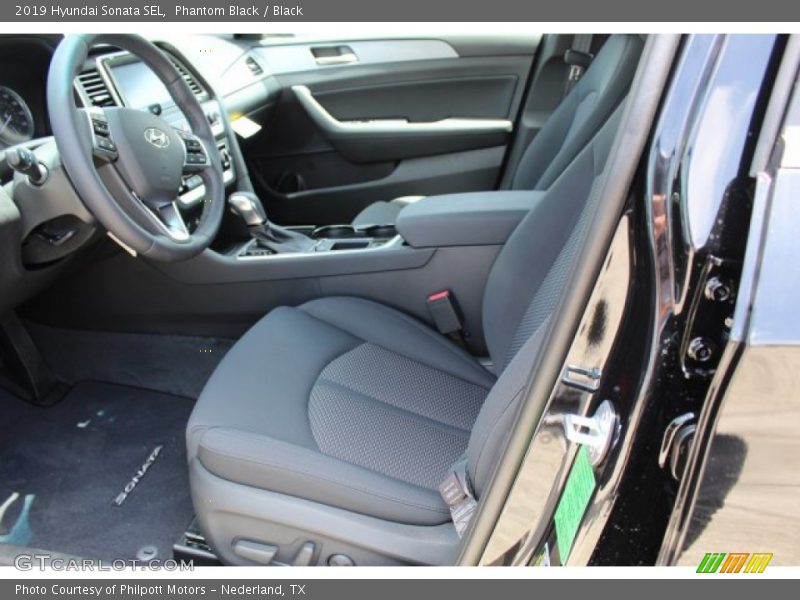 Phantom Black / Black 2019 Hyundai Sonata SEL