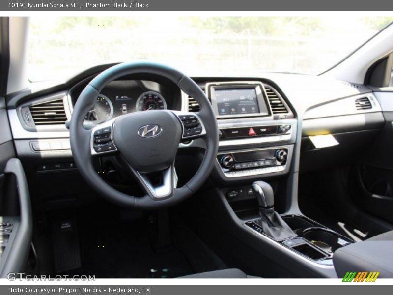 Phantom Black / Black 2019 Hyundai Sonata SEL