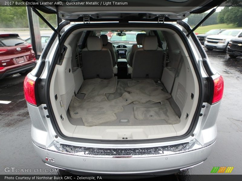 Quicksilver Metallic / Light Titanium 2017 Buick Enclave Leather AWD