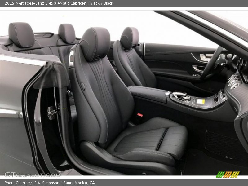 Front Seat of 2019 E 450 4Matic Cabriolet