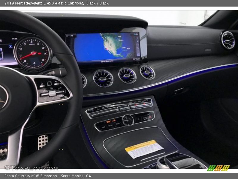 Dashboard of 2019 E 450 4Matic Cabriolet