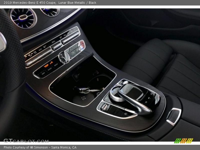 Lunar Blue Metallic / Black 2019 Mercedes-Benz E 450 Coupe