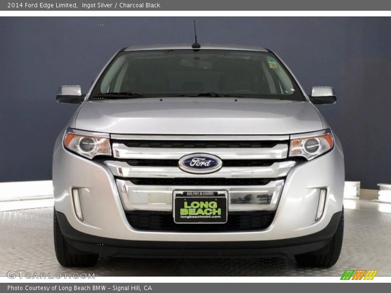 Ingot Silver / Charcoal Black 2014 Ford Edge Limited