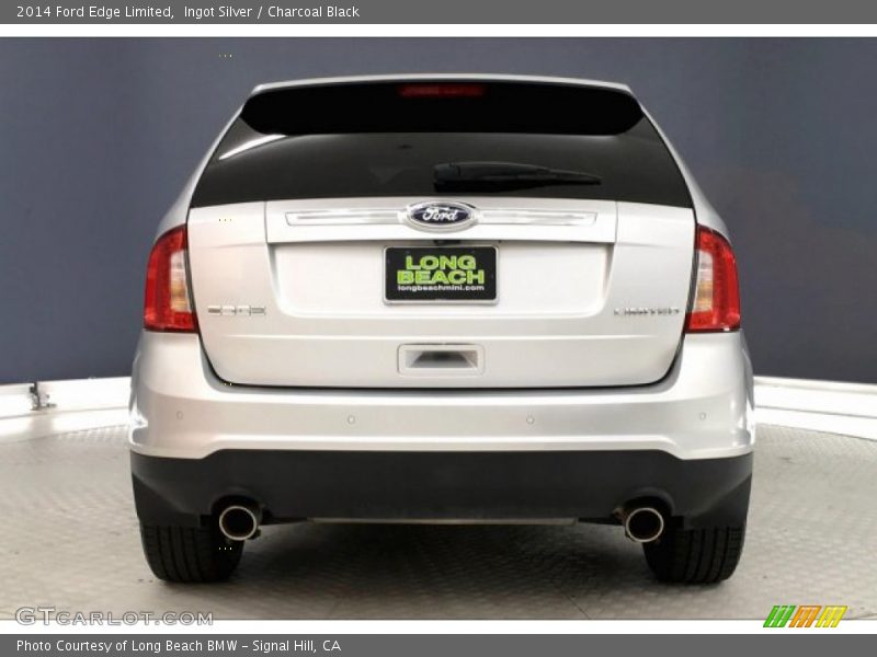 Ingot Silver / Charcoal Black 2014 Ford Edge Limited