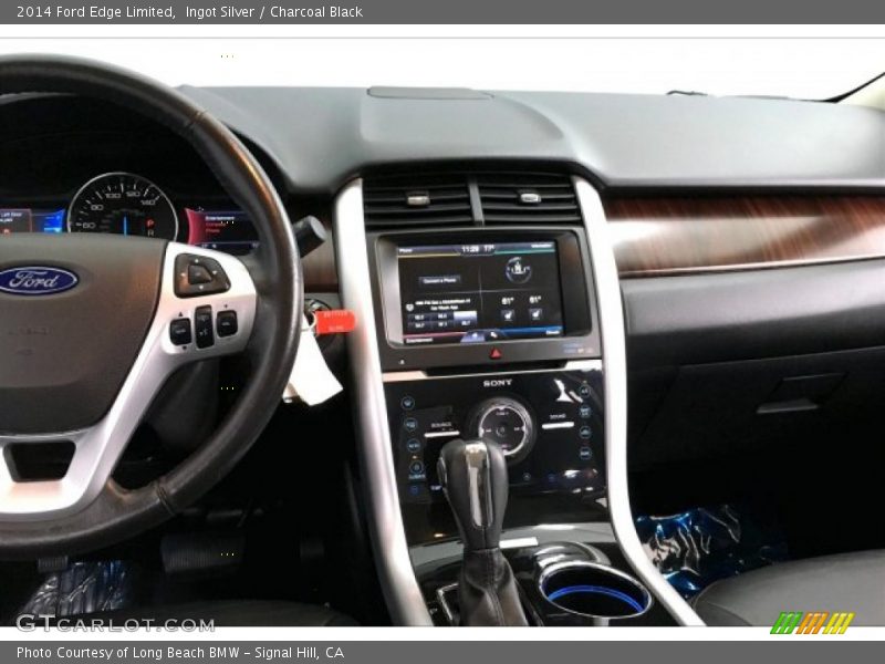 Ingot Silver / Charcoal Black 2014 Ford Edge Limited