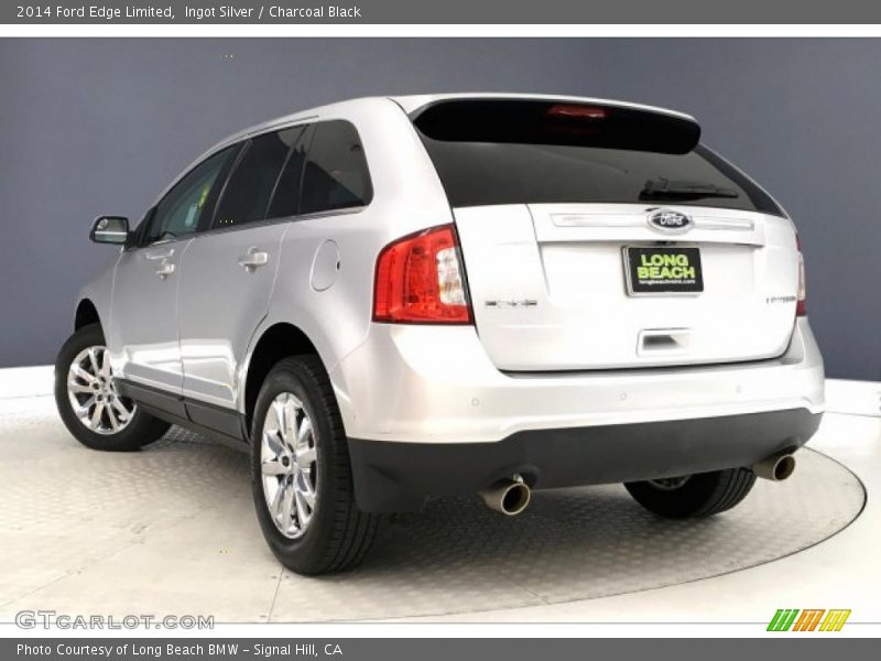 Ingot Silver / Charcoal Black 2014 Ford Edge Limited