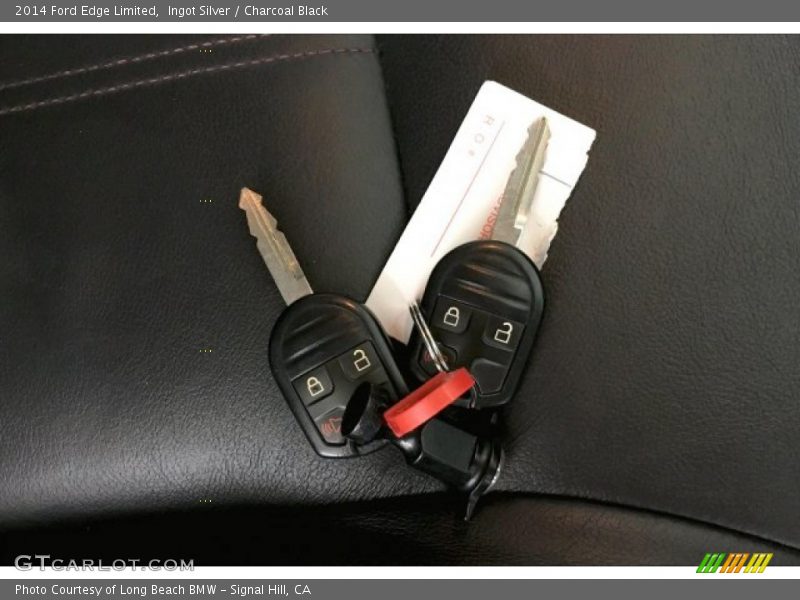 Ingot Silver / Charcoal Black 2014 Ford Edge Limited