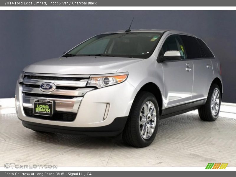 Ingot Silver / Charcoal Black 2014 Ford Edge Limited