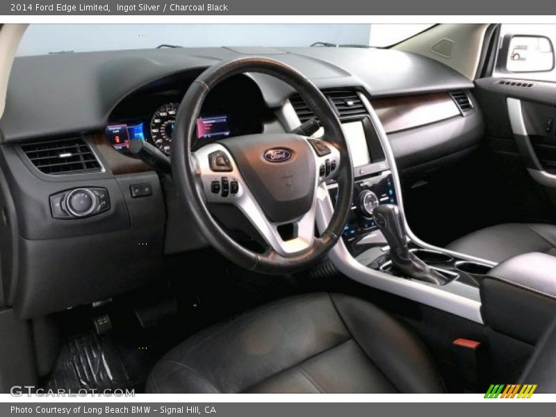 Ingot Silver / Charcoal Black 2014 Ford Edge Limited