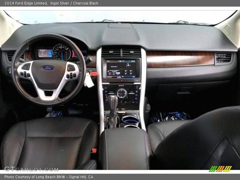 Ingot Silver / Charcoal Black 2014 Ford Edge Limited