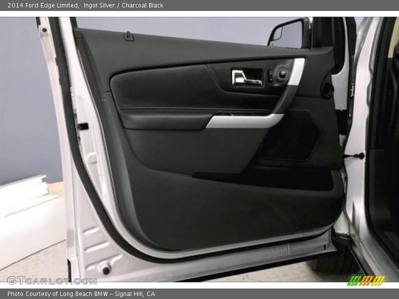 Ingot Silver / Charcoal Black 2014 Ford Edge Limited