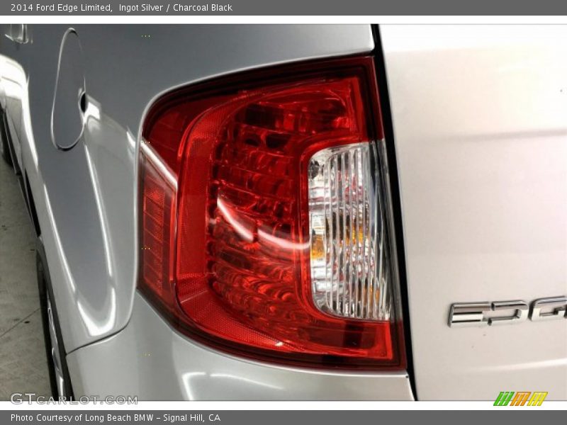 Ingot Silver / Charcoal Black 2014 Ford Edge Limited