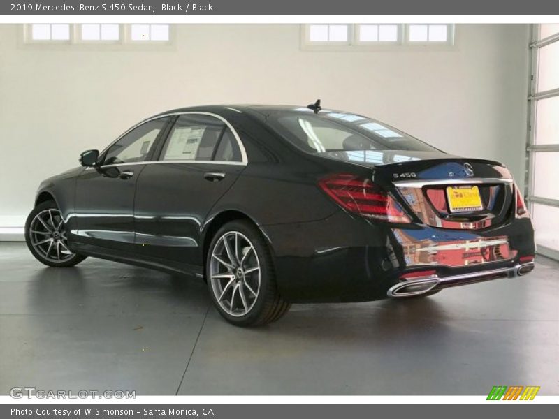 Black / Black 2019 Mercedes-Benz S 450 Sedan