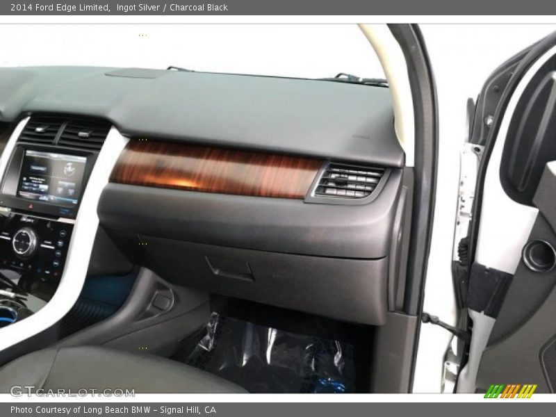 Ingot Silver / Charcoal Black 2014 Ford Edge Limited