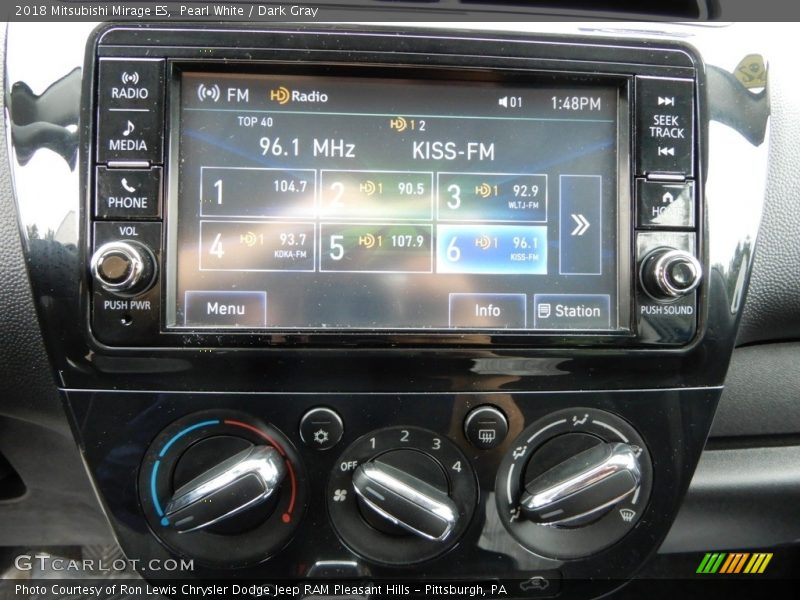 Controls of 2018 Mirage ES