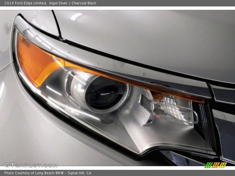 Ingot Silver / Charcoal Black 2014 Ford Edge Limited