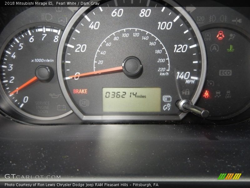  2018 Mirage ES ES Gauges
