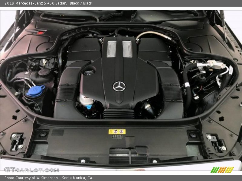Black / Black 2019 Mercedes-Benz S 450 Sedan