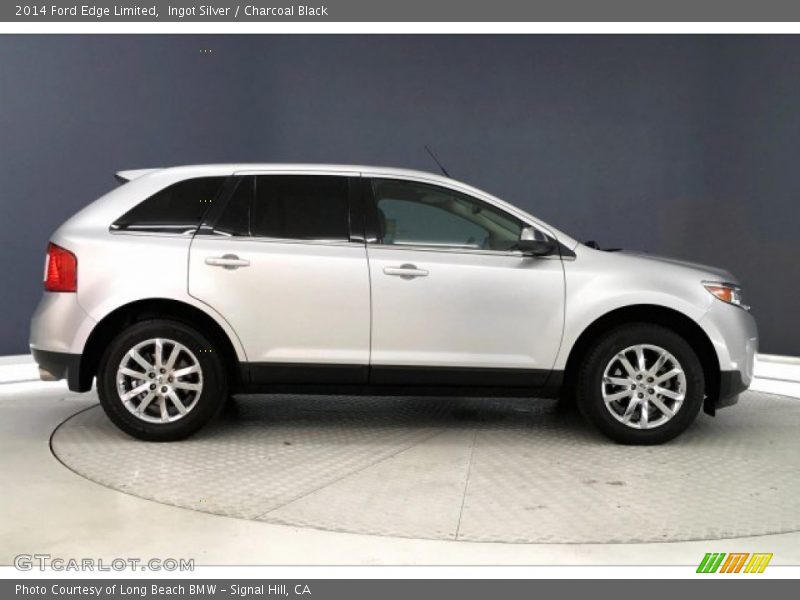 Ingot Silver / Charcoal Black 2014 Ford Edge Limited