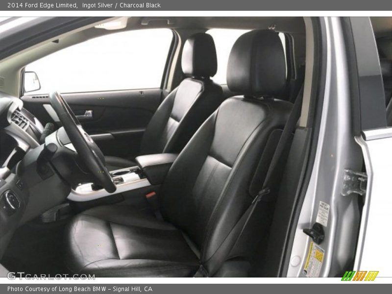 Ingot Silver / Charcoal Black 2014 Ford Edge Limited