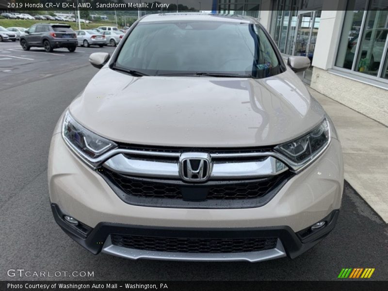 Sandstorm Metallic / Ivory 2019 Honda CR-V EX-L AWD