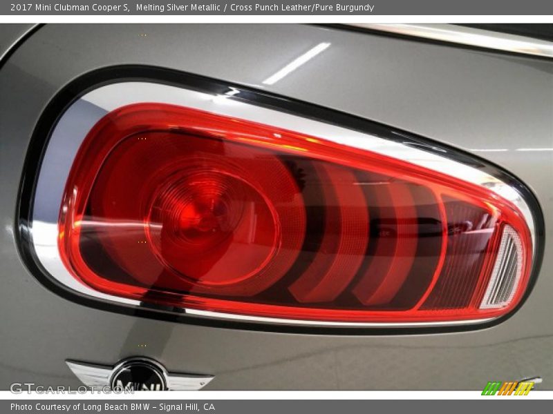 Melting Silver Metallic / Cross Punch Leather/Pure Burgundy 2017 Mini Clubman Cooper S