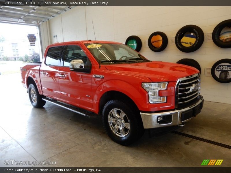 Race Red / Earth Gray 2017 Ford F150 XLT SuperCrew 4x4