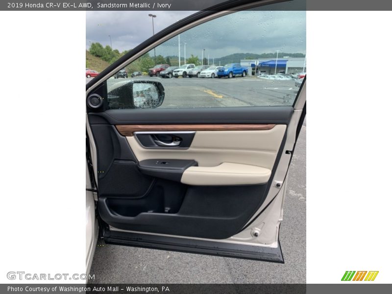 Sandstorm Metallic / Ivory 2019 Honda CR-V EX-L AWD