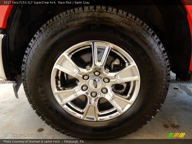 Race Red / Earth Gray 2017 Ford F150 XLT SuperCrew 4x4