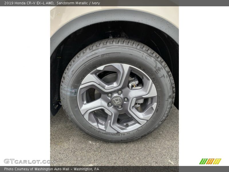 Sandstorm Metallic / Ivory 2019 Honda CR-V EX-L AWD