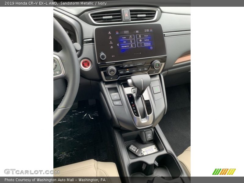 Sandstorm Metallic / Ivory 2019 Honda CR-V EX-L AWD