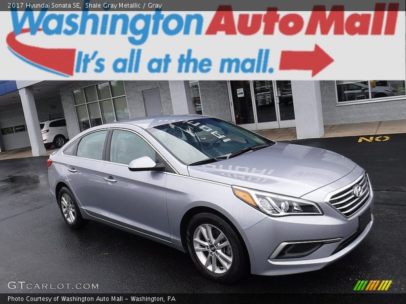 Shale Gray Metallic / Gray 2017 Hyundai Sonata SE