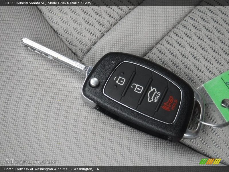 Shale Gray Metallic / Gray 2017 Hyundai Sonata SE