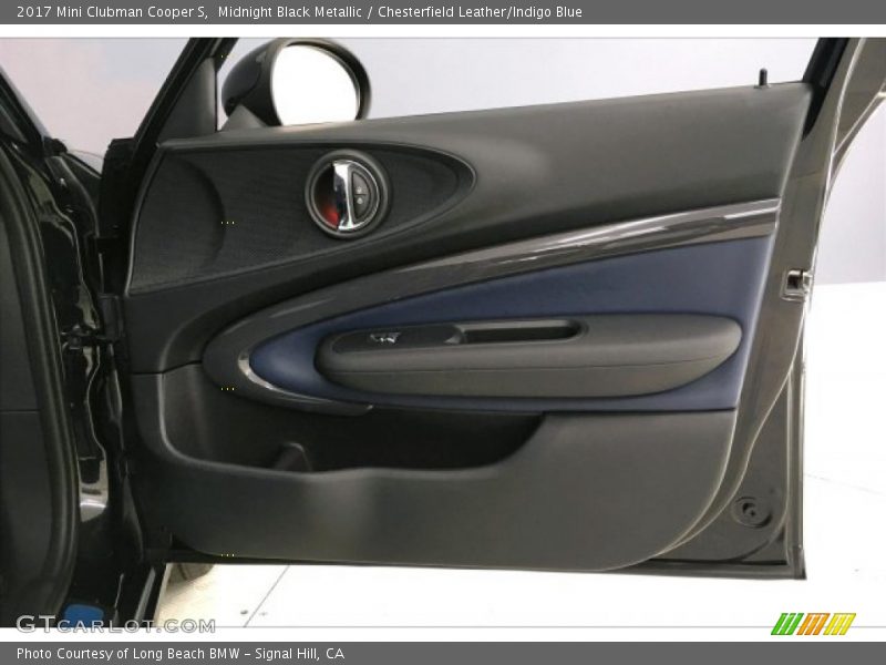 Midnight Black Metallic / Chesterfield Leather/Indigo Blue 2017 Mini Clubman Cooper S