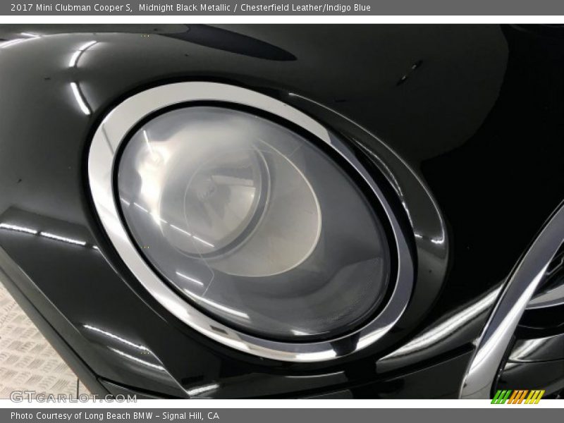 Midnight Black Metallic / Chesterfield Leather/Indigo Blue 2017 Mini Clubman Cooper S