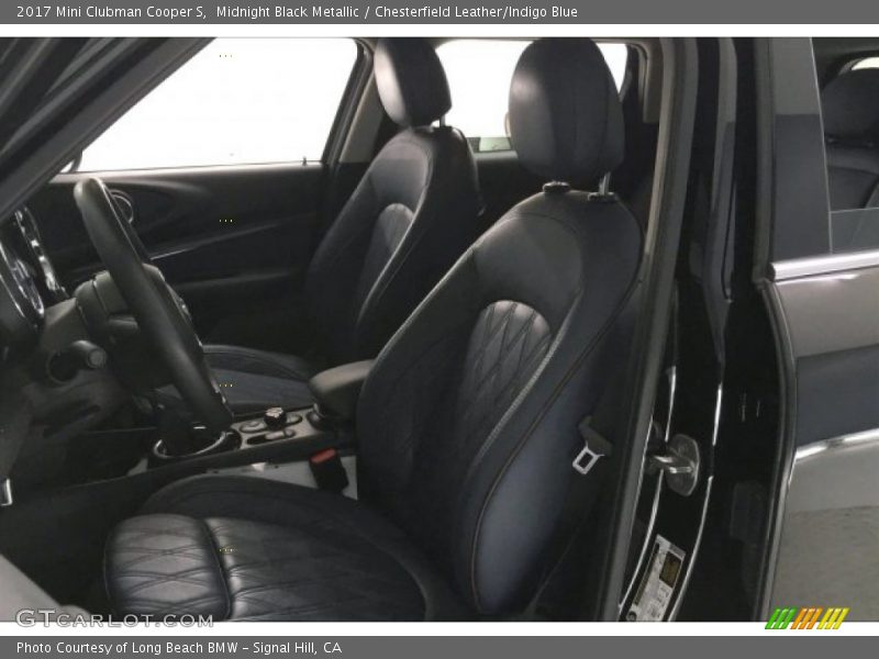 Midnight Black Metallic / Chesterfield Leather/Indigo Blue 2017 Mini Clubman Cooper S