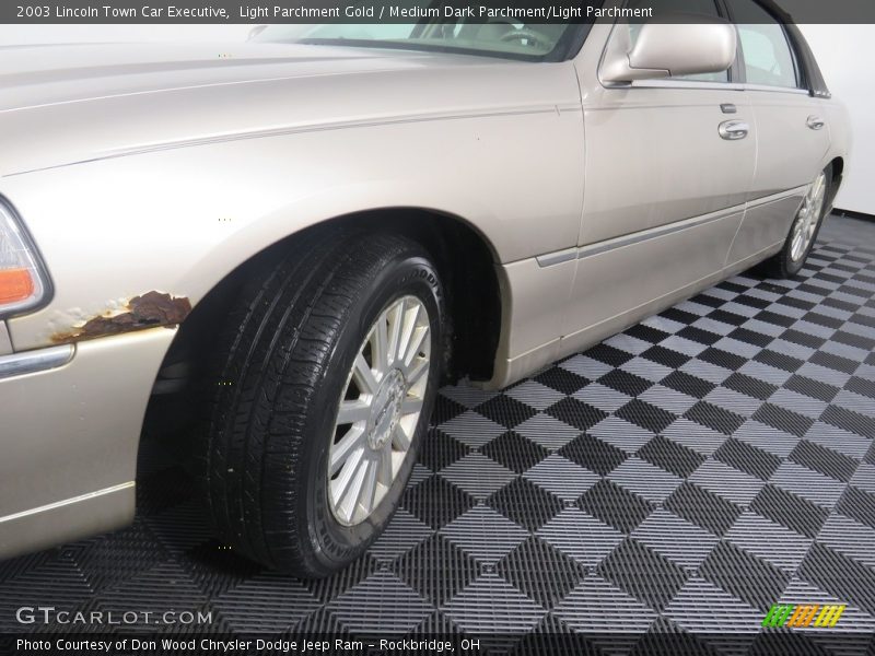 Light Parchment Gold / Medium Dark Parchment/Light Parchment 2003 Lincoln Town Car Executive