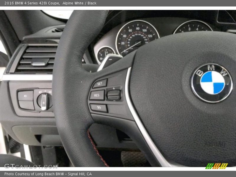 Alpine White / Black 2016 BMW 4 Series 428i Coupe