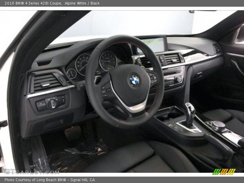 Alpine White / Black 2016 BMW 4 Series 428i Coupe
