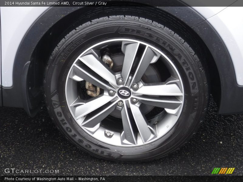 Circuit Silver / Gray 2014 Hyundai Santa Fe Limited AWD