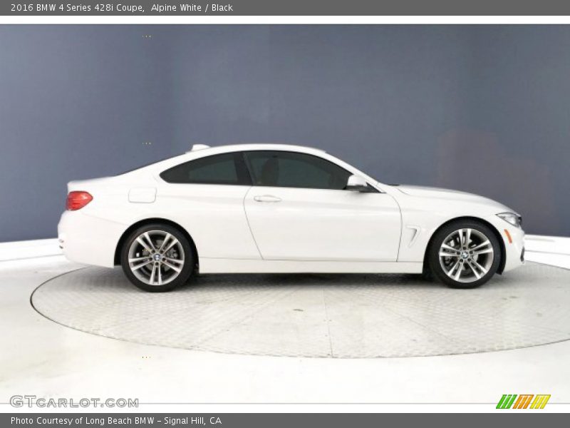 Alpine White / Black 2016 BMW 4 Series 428i Coupe