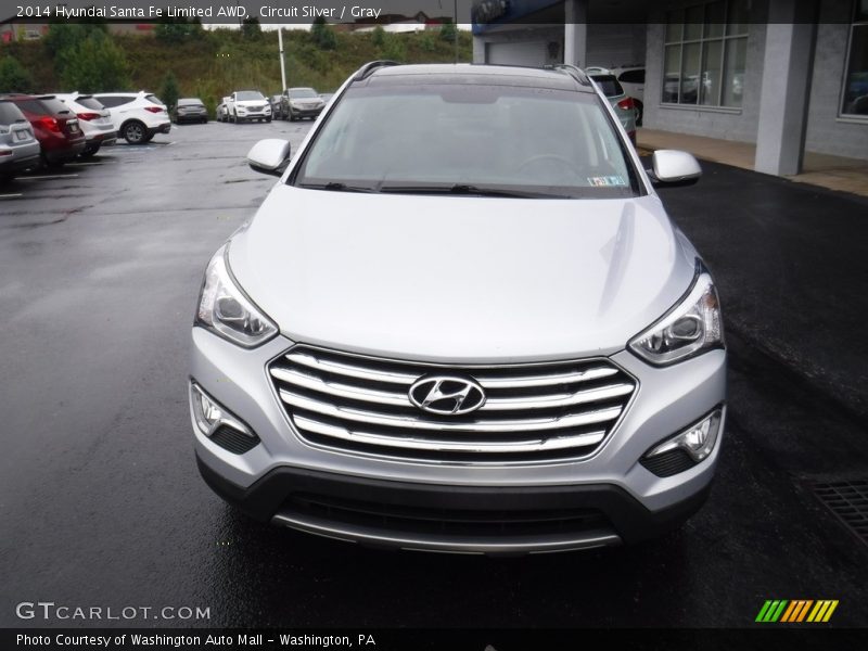 Circuit Silver / Gray 2014 Hyundai Santa Fe Limited AWD