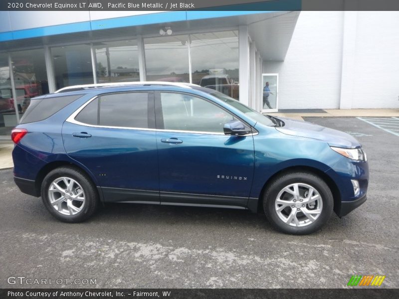 Pacific Blue Metallic / Jet Black 2020 Chevrolet Equinox LT AWD