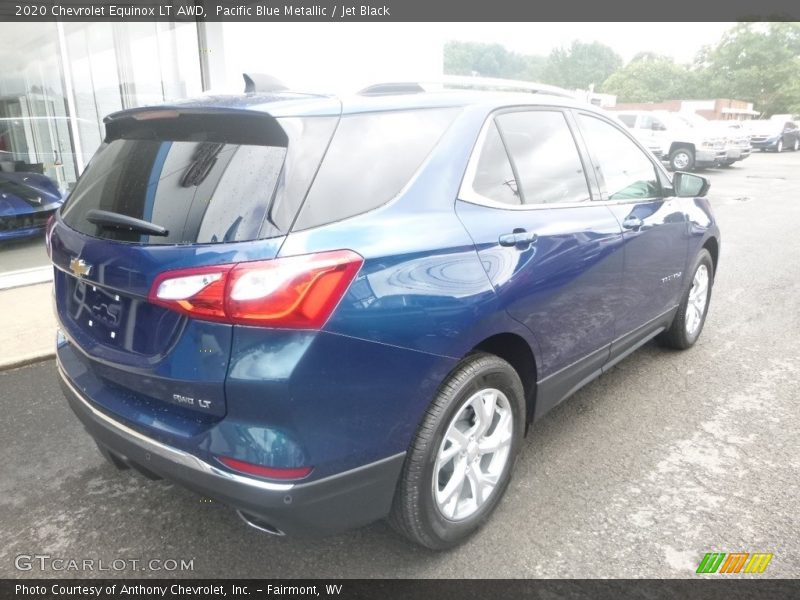 Pacific Blue Metallic / Jet Black 2020 Chevrolet Equinox LT AWD