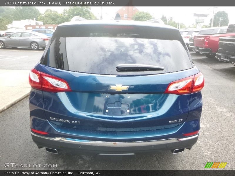Pacific Blue Metallic / Jet Black 2020 Chevrolet Equinox LT AWD