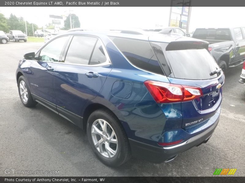 Pacific Blue Metallic / Jet Black 2020 Chevrolet Equinox LT AWD